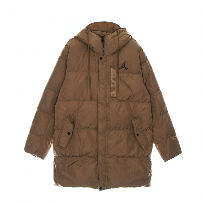 Herren Essential Statement Down Parka Archaeo Brown Lange Daunenjacke