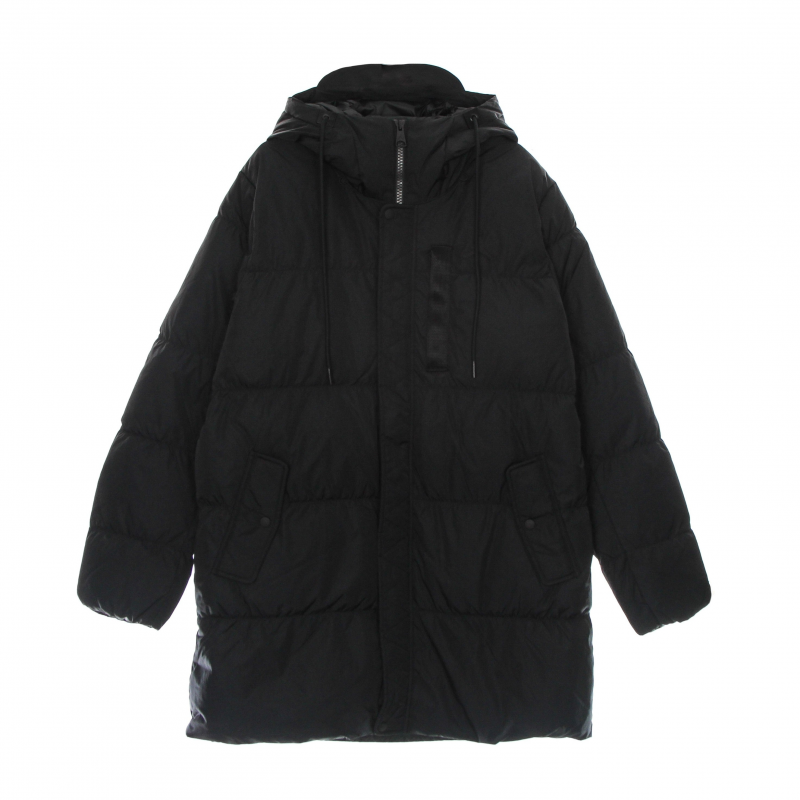 Essential Statement Down Parka Herren Lange Daunenjacke Schwarz