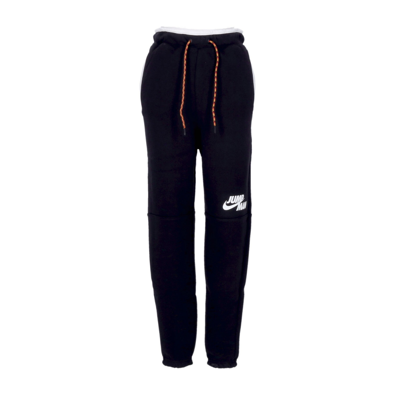 Herren Jumpman Fleecehose Schwarz/WeiB