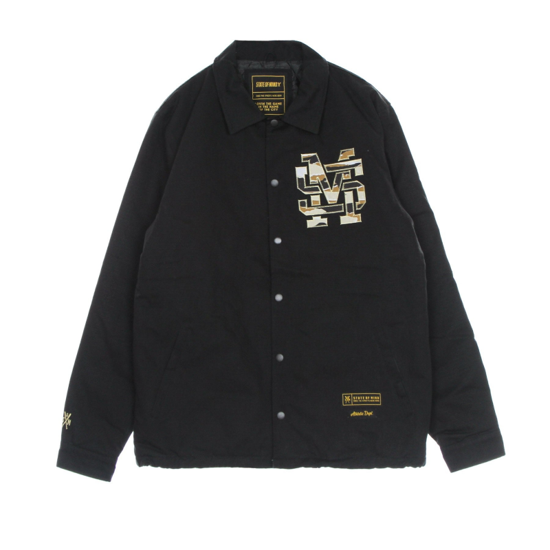 Coach Jacket Herren-Monogrammjacke Schwarz