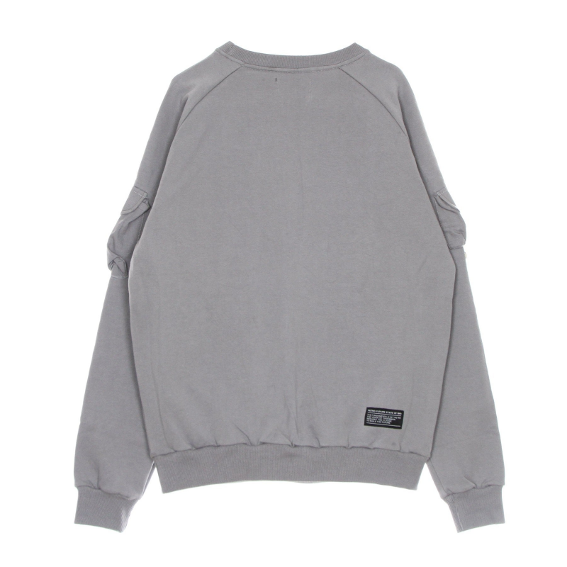 Retrofuture Sweatshirt Graues Herren-Sweatshirt mit Rundhalsausschnitt