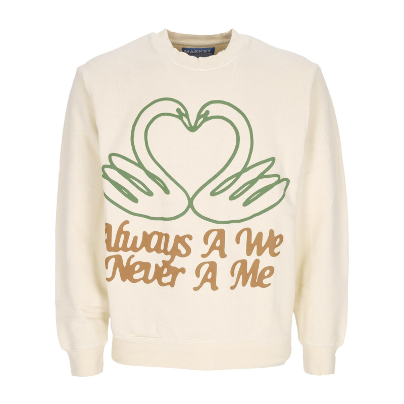 Always We Crewneck Herren-Sweatshirt Sand