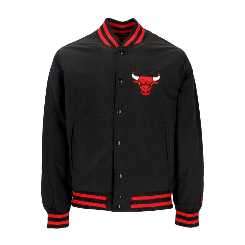 Herren Bomberjacke Nba Script Bomber Chibul Schwarz/Front Door Rot