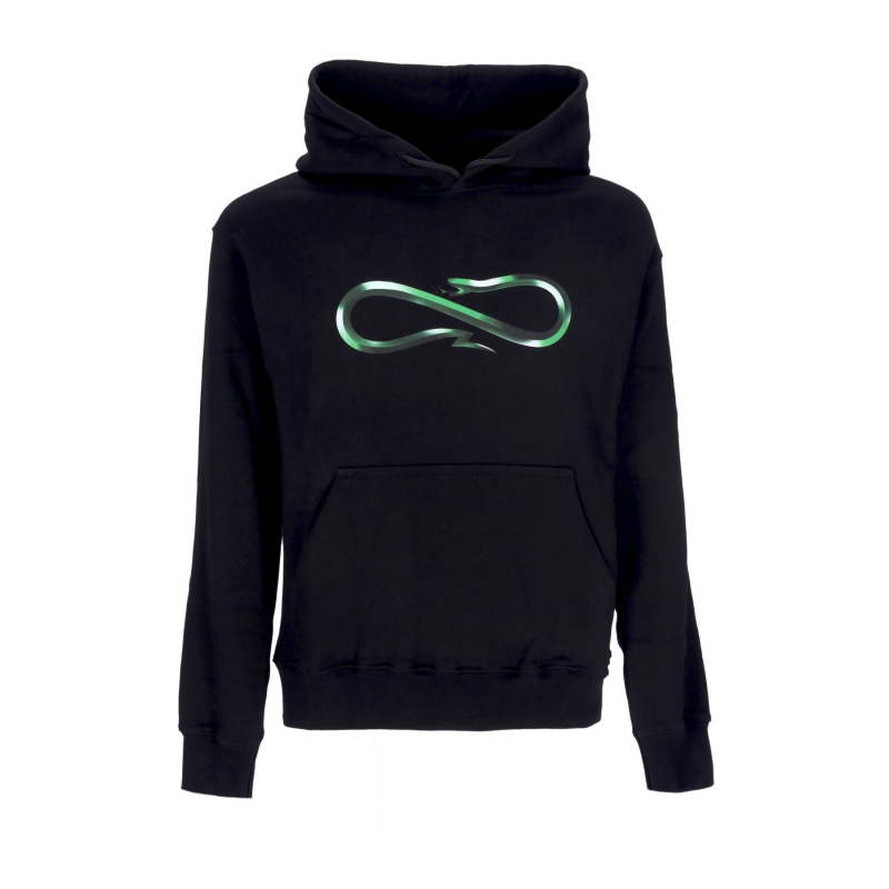 Herren Kapuzenpullover Logo Steel Hoodie Schwarz