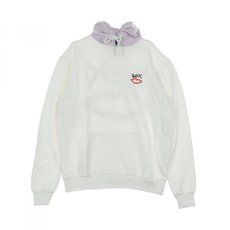 Leichtes Herren-Sweatshirt mit Kapuze, zweifarbig, Hoody, OptikweiB/Pastell