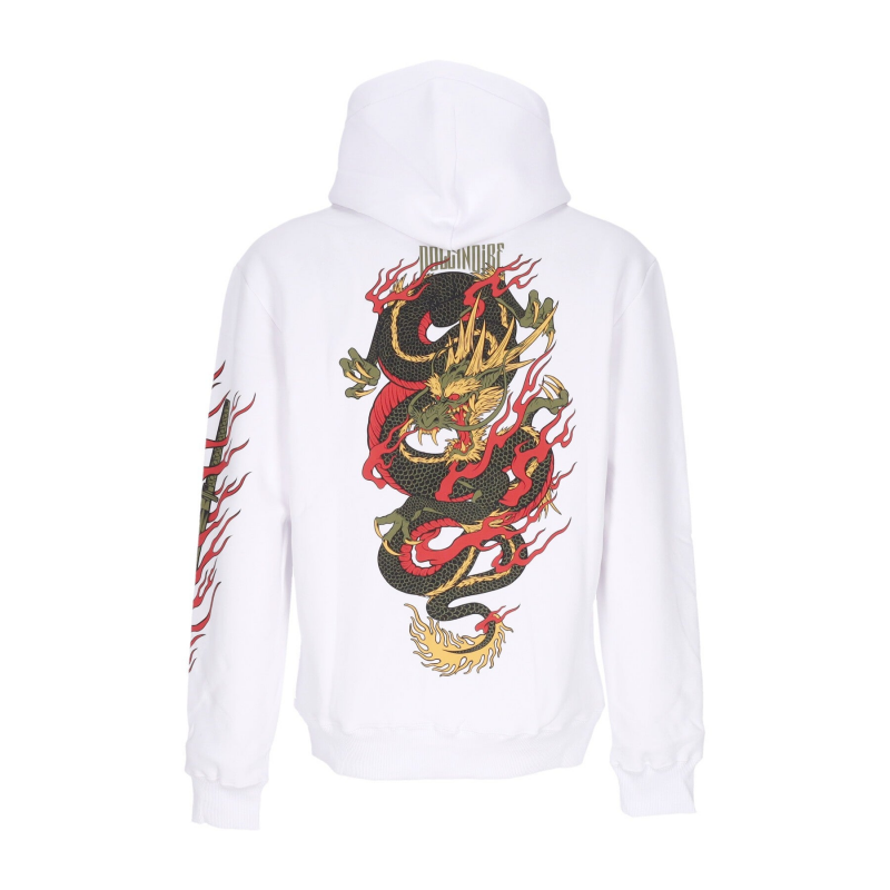 Herren Kapuzenpullover Ryu Dragon Hoodie WeiB