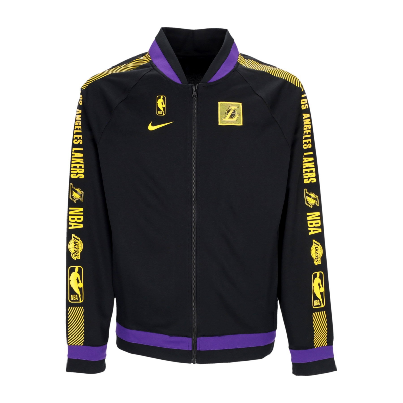 Herren-Trainingsjacke NBA Courtside Dri-Fit-Jacke Loslak Schwarz/Field Purple