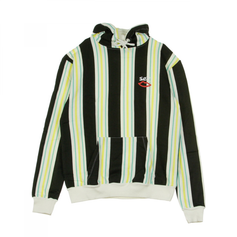Leichtes Herren-Sweatshirt mit Kapuze Slater Hoody Lime Stripe