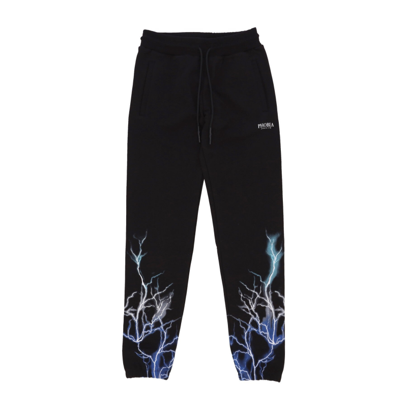 Leichte Herren-Trainingshose Lightning Pants Schwarz/Blau/Grau