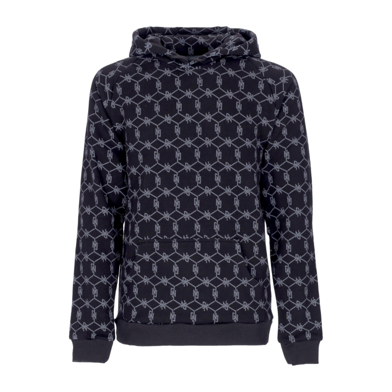 Herren Kapuzenpullover Monogram Hoodie Schwarz