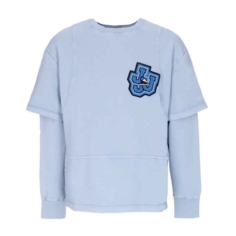Leichtes Herren-Sweatshirt mit Rundhalsausschnitt uber Crewneck X Triple J Cyan