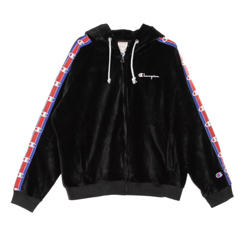Damen-Sweatshirt mit Kapuze und ReiBverschluss. Kapuzen-Sweatshirt mit durchgehendem ReiBverschluss