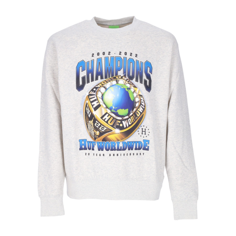Champions Crewneck Athletic Heather Herren-Sweatshirt mit Rundhalsausschnitt