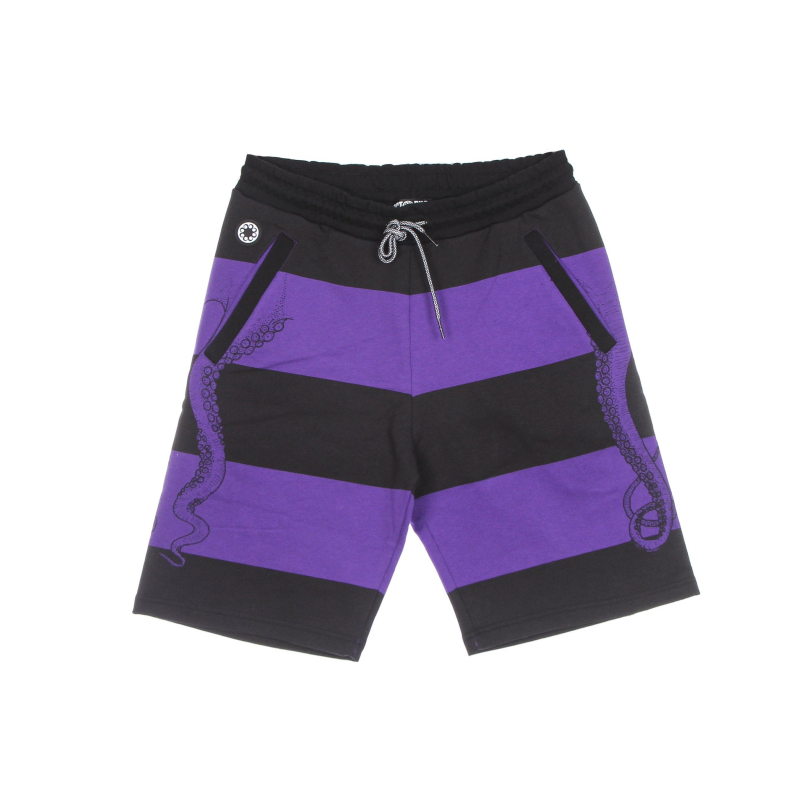 Trainingsshorts fur Herren, Fullback-Sweatshorts, Lila
