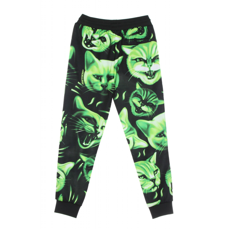 Neon Nerm-Jogginghose fur Herren in Schwarz