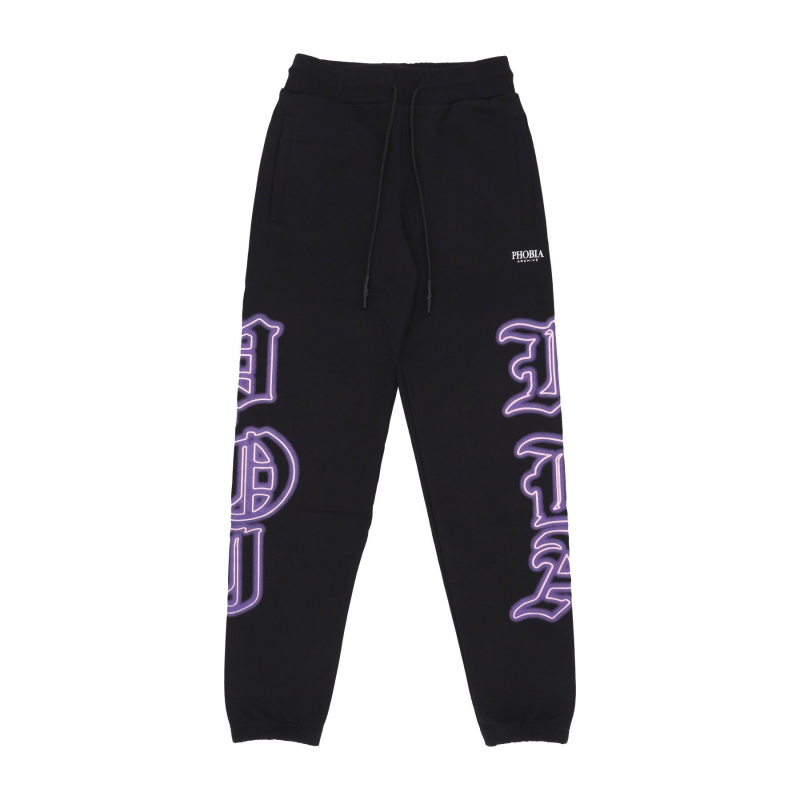 Leichte Trainingshose Herren Gothic Sk Print Hose Schwarz