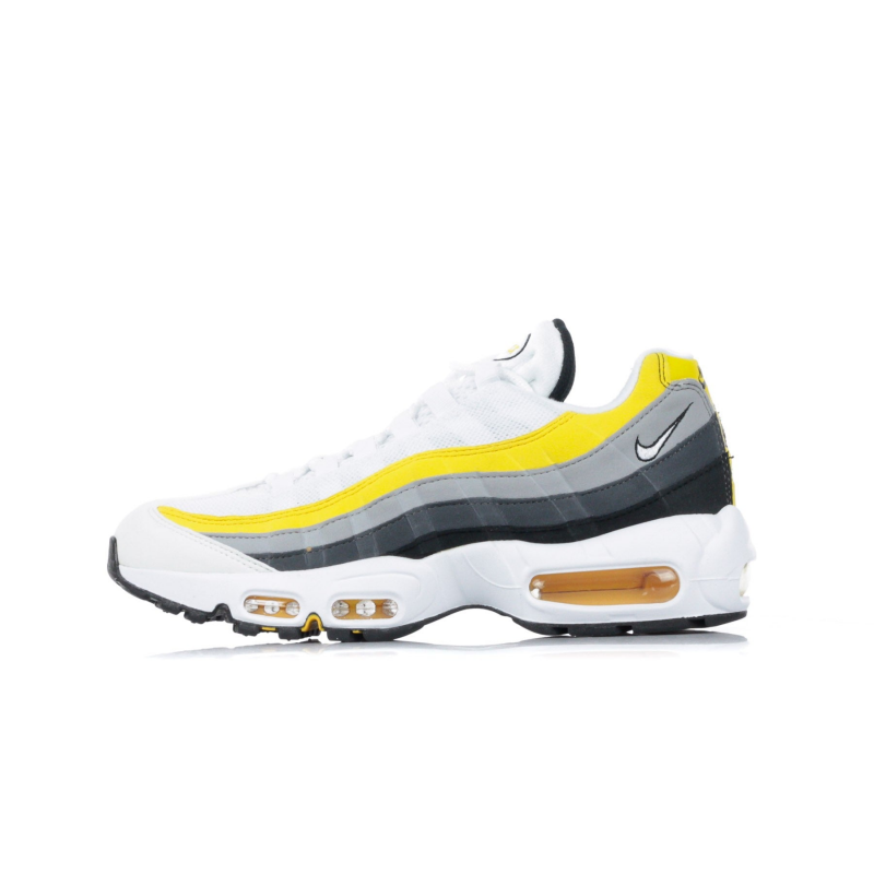 Air Max 95 WeiB/WeiB/Amarillo/Dunkelgrauer Herren-Halbschuh