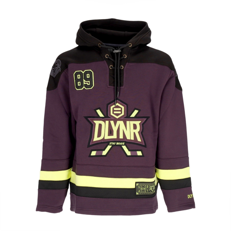 Hockey-Sweatshirt fur Herren, Ziegen-Hockey-Kapuzenpullover, Lila