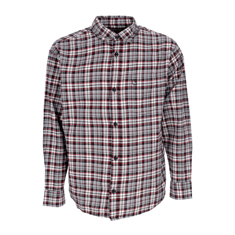Yuma Herren Langarmshirt L/s Shirt Grey Heather