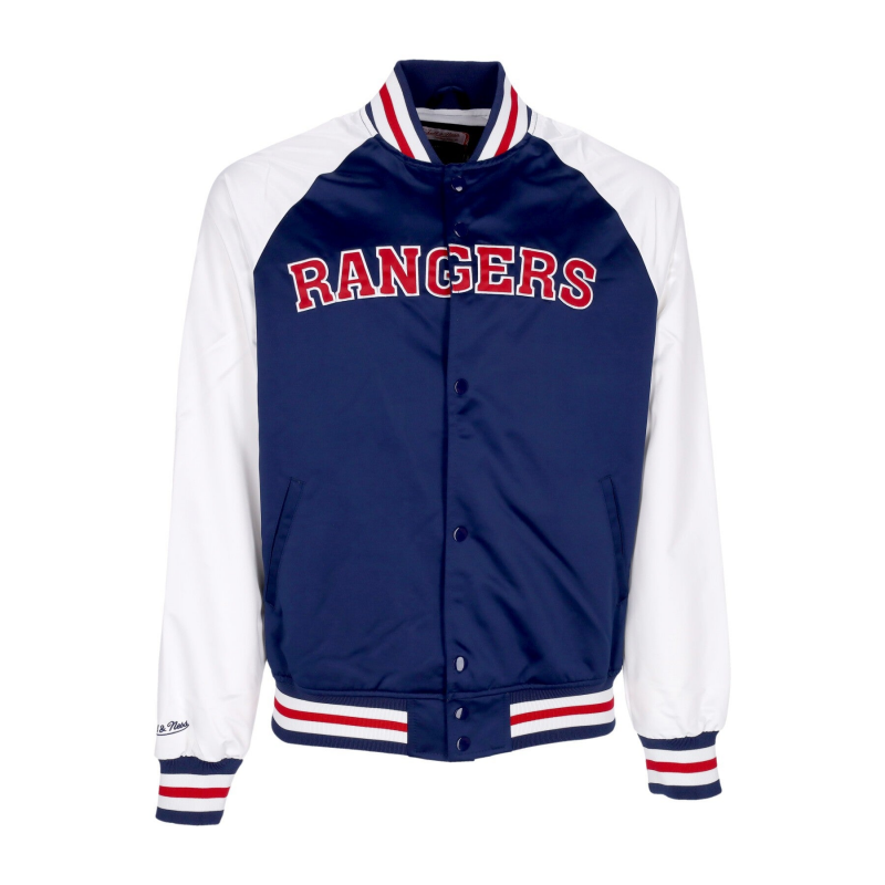 Herren Bomberjacke NHL Primetime Lw Satinjacke Neyran Navy