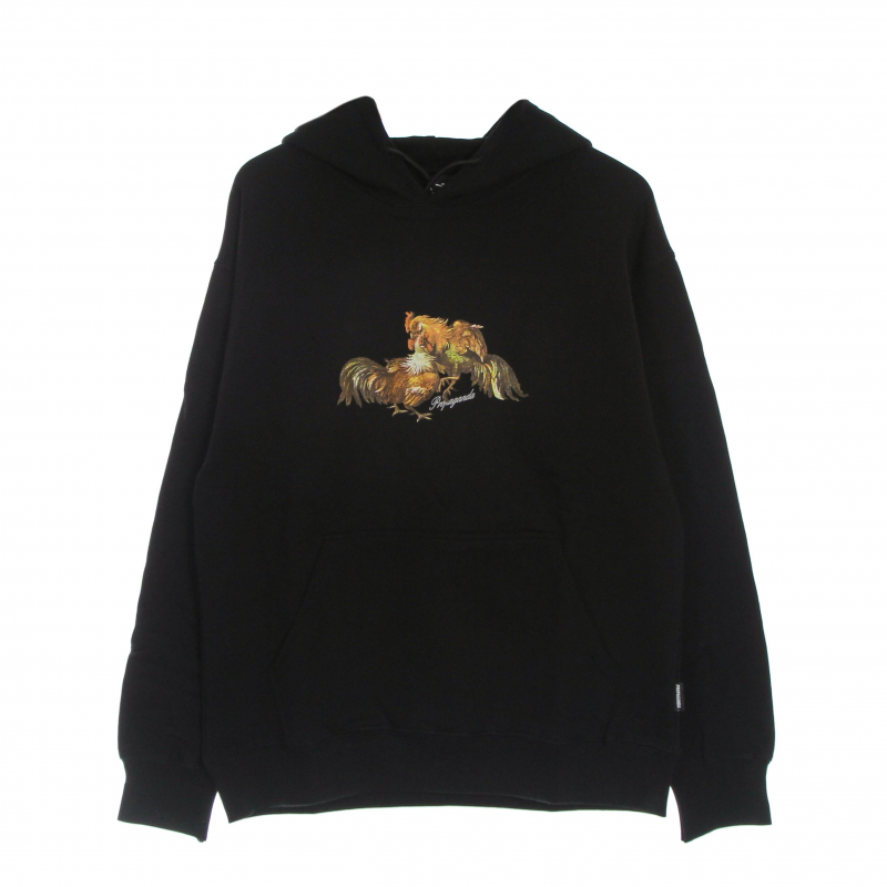 Leichtes Kapuzen-Sweatshirt fur Herren Fight Hoodie Schwarz