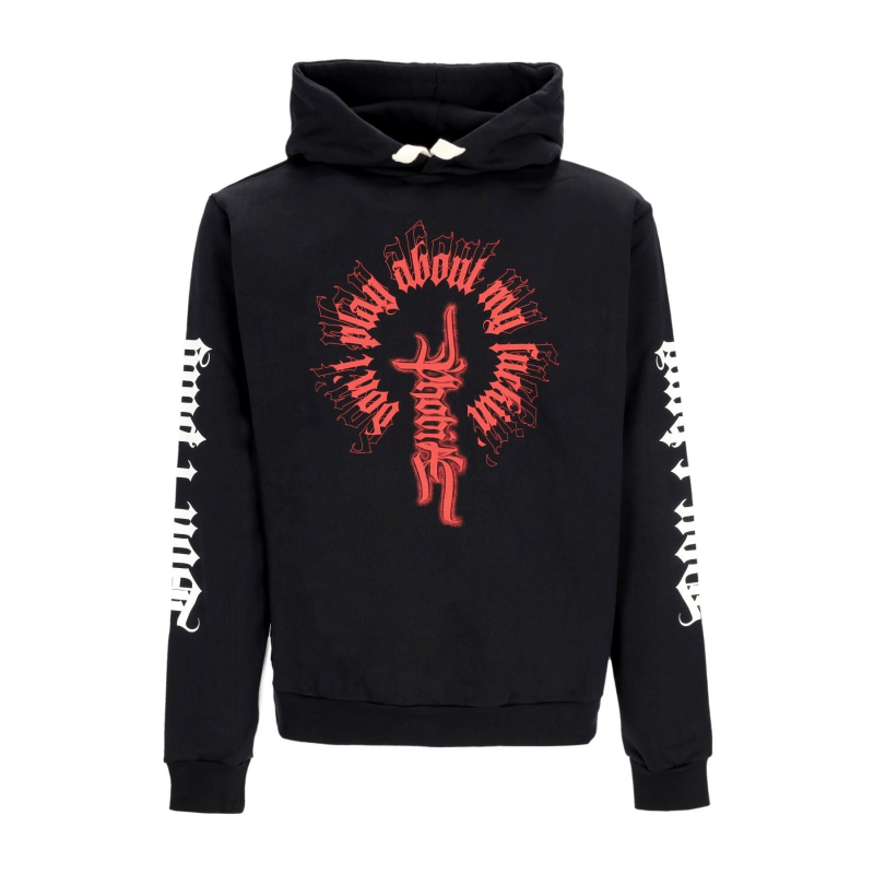 Leichtes Herren-Sweatshirt mit Kapuze, Phobia Print Hoodie X Emis Killa, Schwarz