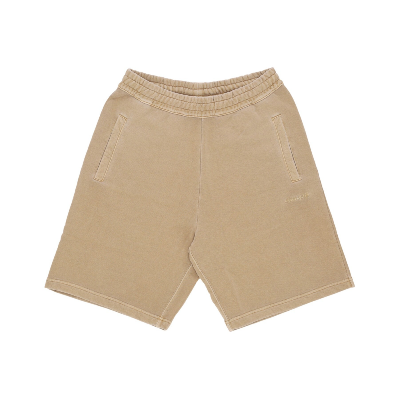 Kurze Herren-Jogginghose Duster Sweat Short Dusty H Brown Garment Dyed
