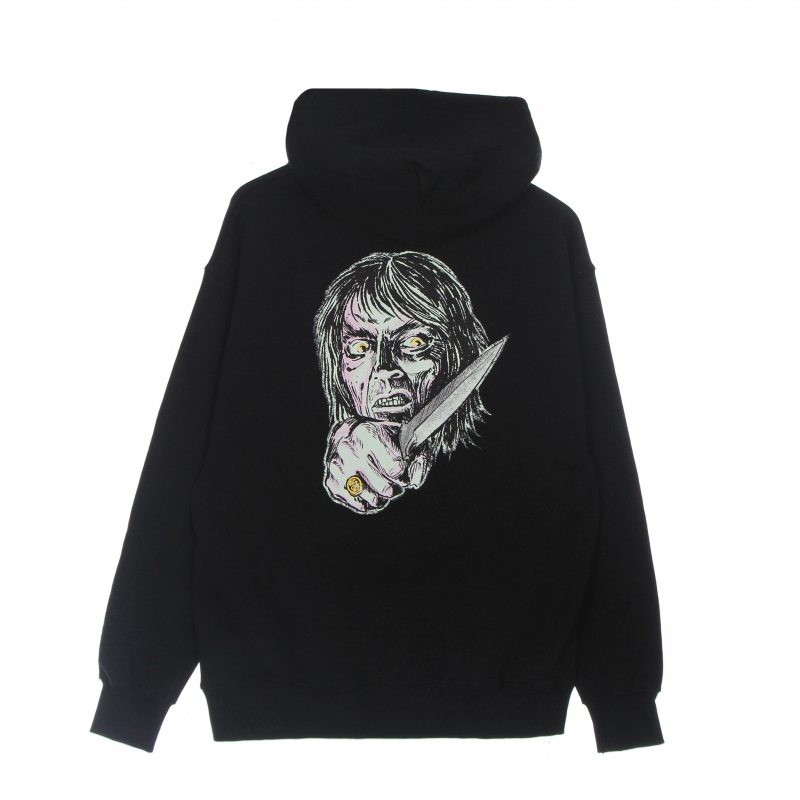 Leichtes Kapuzen-Sweatshirt fur Herren Criminal Hoodie Schwarz/Rosa
