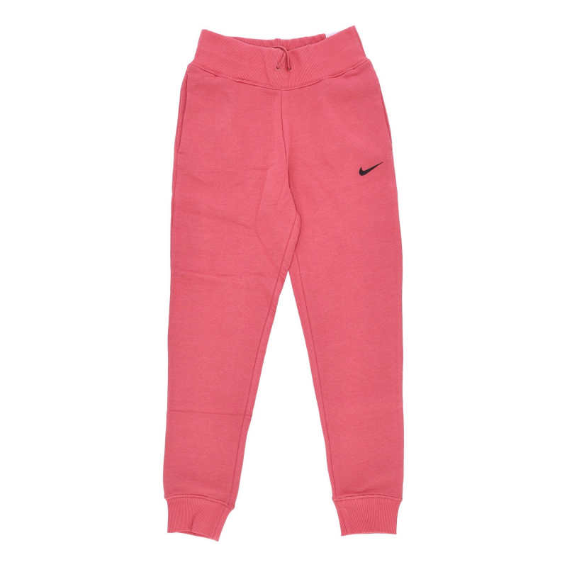 Fleece-Trainingshose fur Damen, Sportbekleidung, Fleece-Jogginghose mit hohem Bund, Adobe/Schwarz