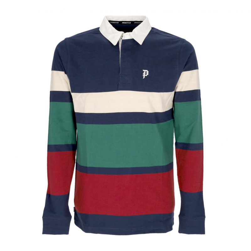 Herren-Langarmpolo L/s Dirty P Polo Navy