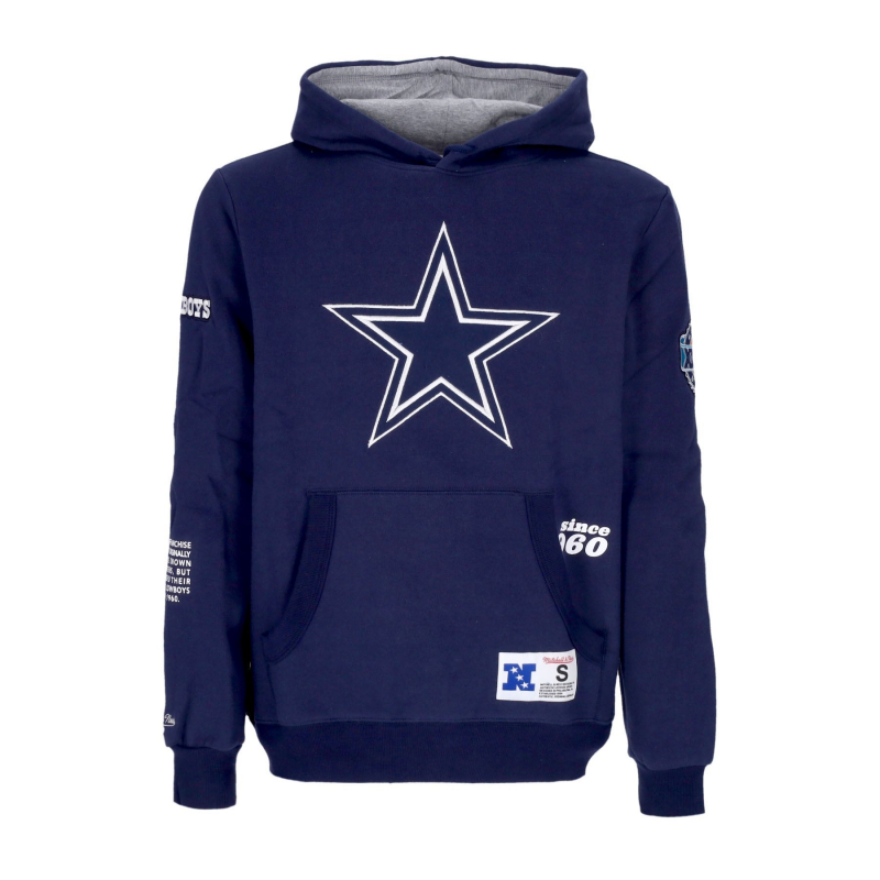 Herren Kapuzenpullover Nfl Team Origins Fleece Hoodie Dalcow Navy