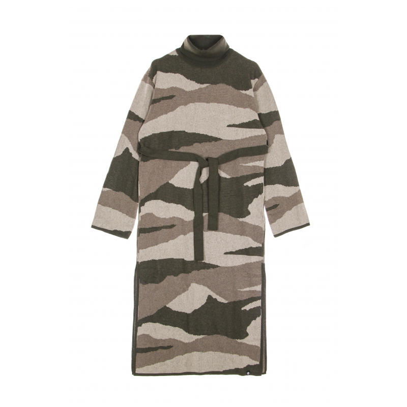 Olen Damenkleid Camo Kleid Camo