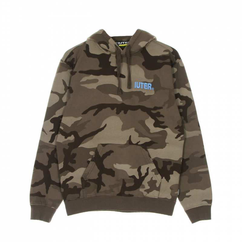 Herren-Hoodie Divided Camo Hoodie Braun