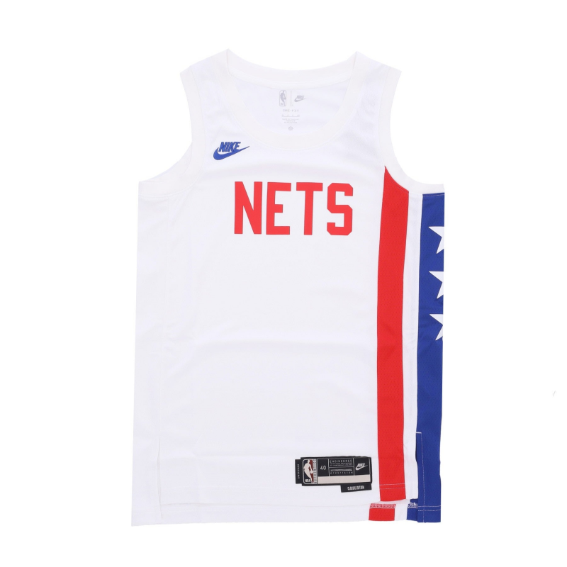 Herren-Basketball-Tanktop NBA Dri-Fit Swingman-Trikot Hwc B22 Bronet WeiB/Rush Blue
