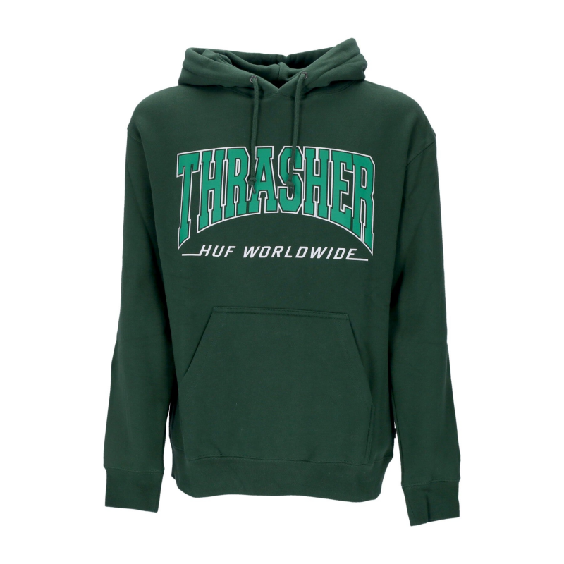 Bayview Herren Hoodie P/o Hoodie X Thrasher Forest Green