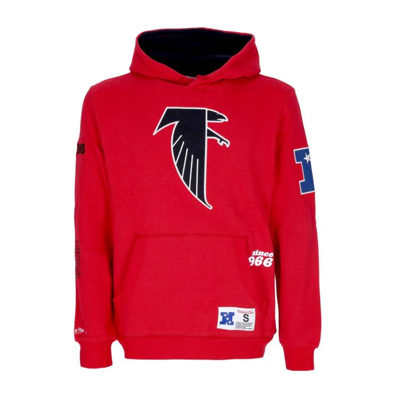 Herren Hoodie Nfl Team Origins Fleece Hoodie Atlfal Scarlet