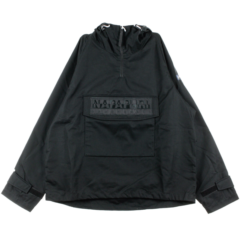 Abnehmbarer Herren-Windbreaker A-flaine Jkt Schwarz