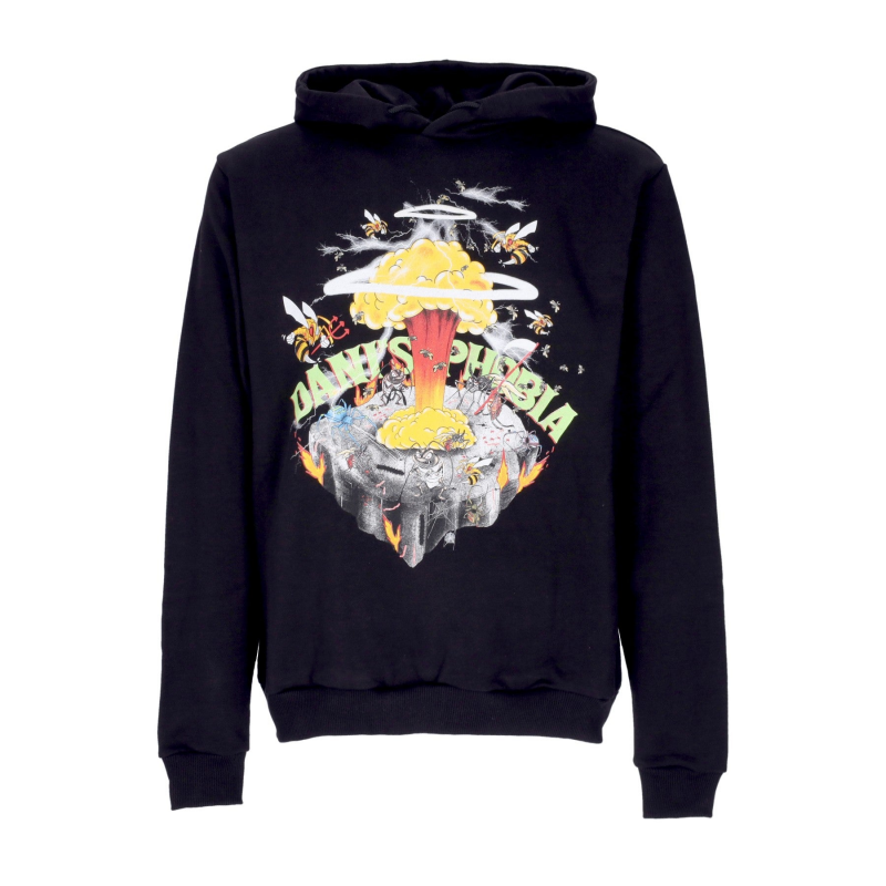 Leichtes Herren-Sweatshirt mit Kapuze, Phobia Print Insects Hoodie X Dani Faiv, Schwarz