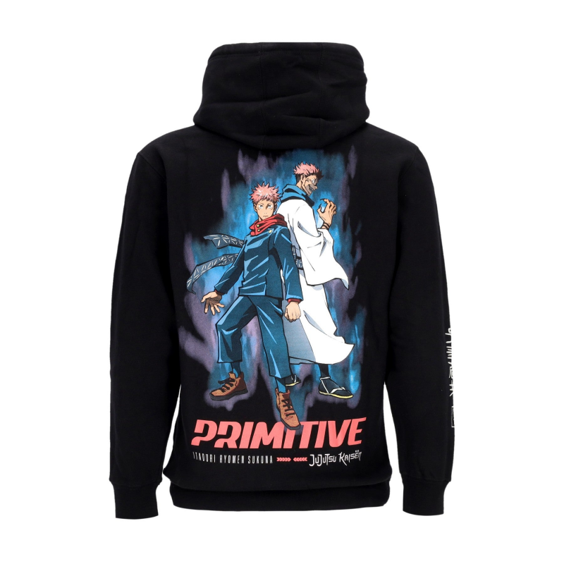 Herren Itadori Sukuna Zip Hoodie X Jujutsu Kaisen Schwarz