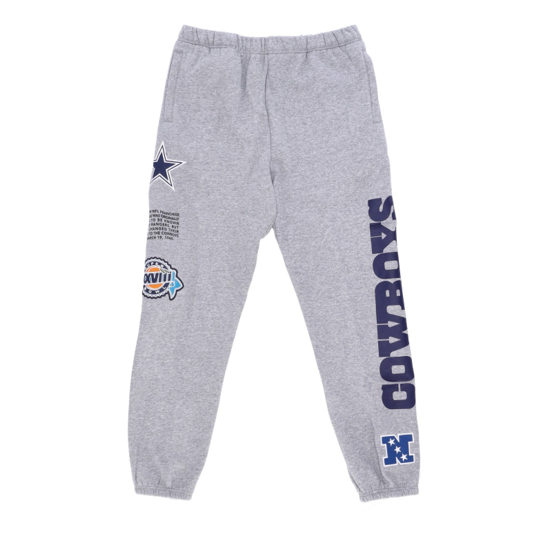 Herren-Fleece-Trainingshose Nfl Team Origins Fleece-Hose Dalcow Grey Heather