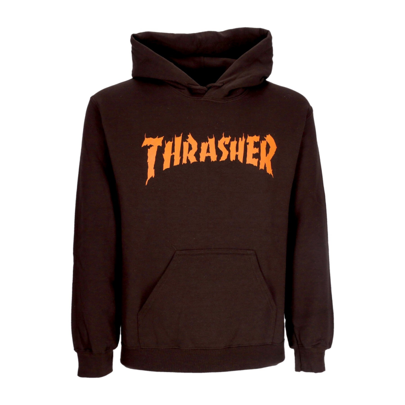 Herren Burn It Down Hoodie Dark Chocolate