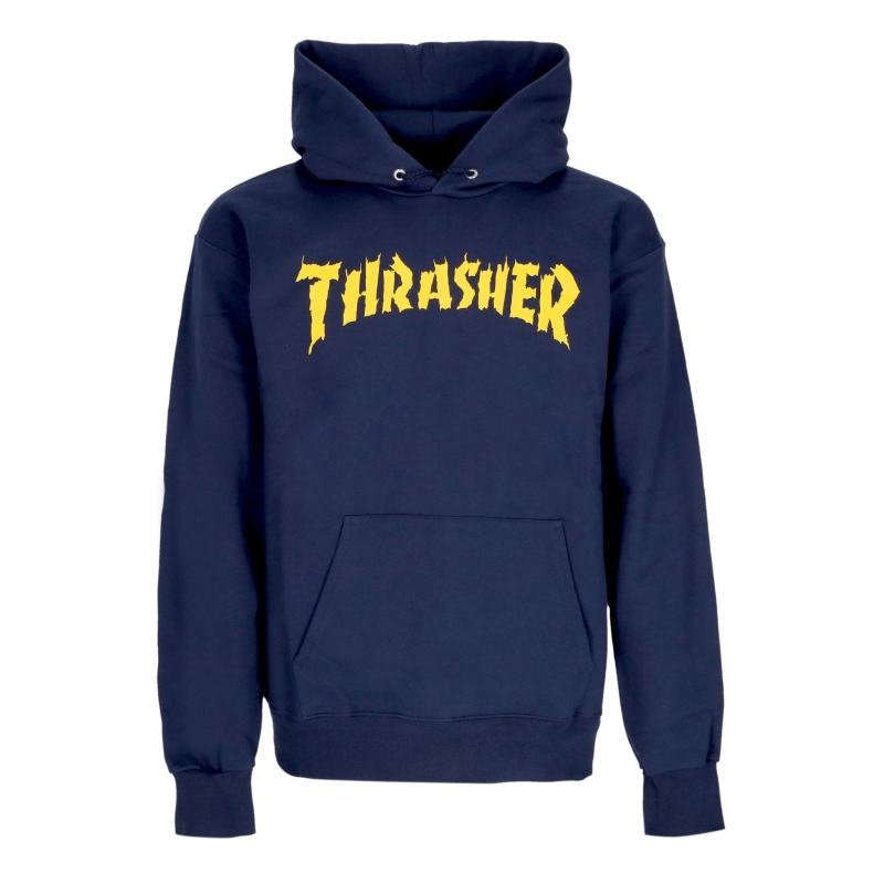 Burn It Down Herren-Kapuzenpullover, Marineblau