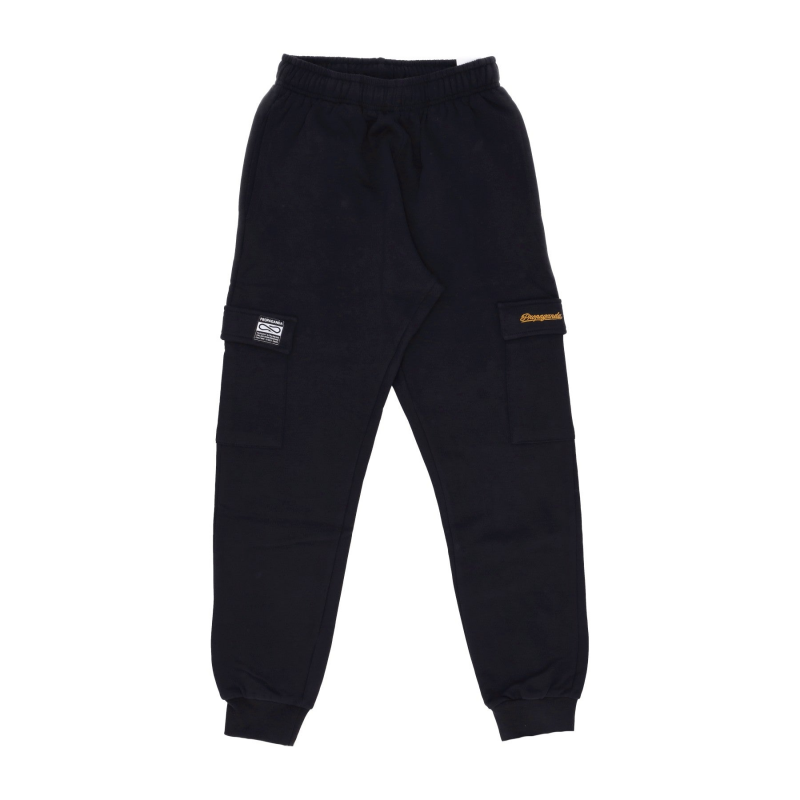 Herren Signature Cargo Sweat Pant Schwarz