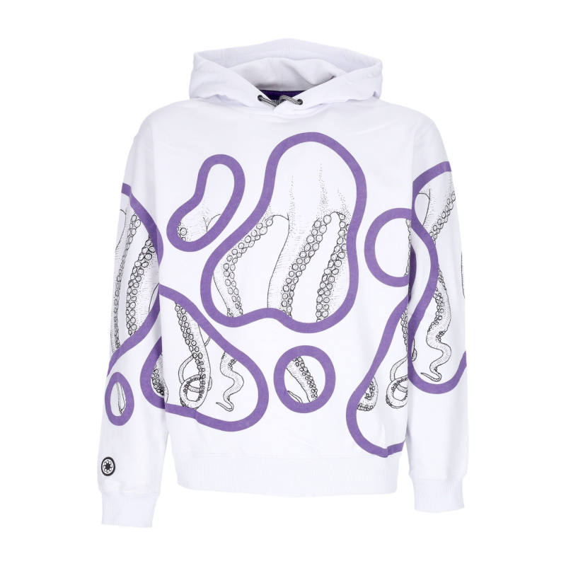 Leichtes Kapuzen-Sweatshirt fur Herren, gebeizter Kapuzenpullover, WeiB