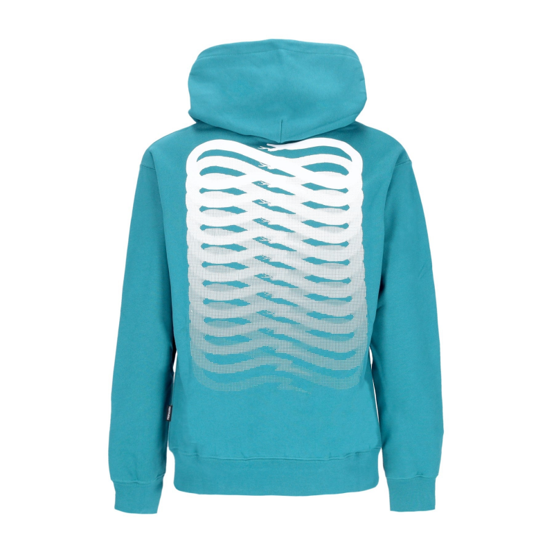 Herren Ribs Hoodie Petrol