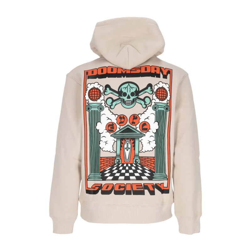 Herren Kapuzenpullover Lodge Of Darkness Kapuzenpullover Creme