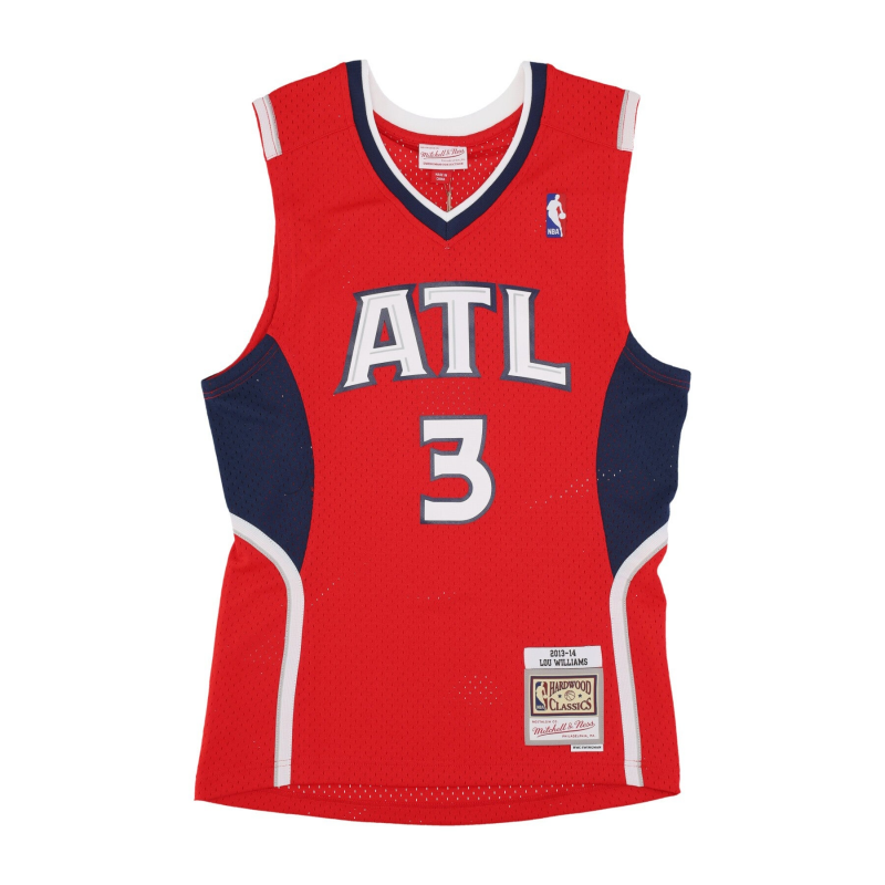 Basketball-Tanktop fur Herren, authentisches Nba-Trikot Nr. 3 Lou Williams 2013 Atlhaw