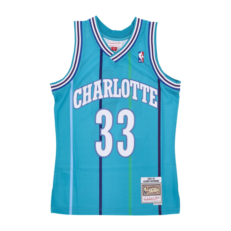 Herren-Basketball-Tanktop NBA Swingman-Trikot Nr. 33 Alonzo Mourning Chahor