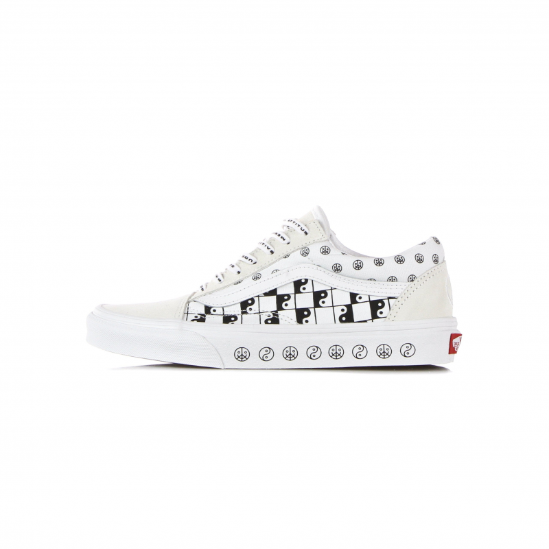 Old Skool Herren-Halbschuh (pma) True White/Schwarz