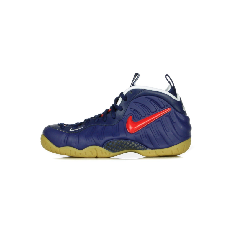 Air Foamposite Pro Herren-High-Schuh Blue Void/University Red